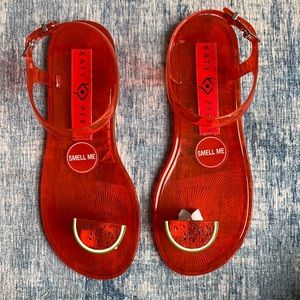 NEW Katy Perry jelly Watermelon sandal 7M/37